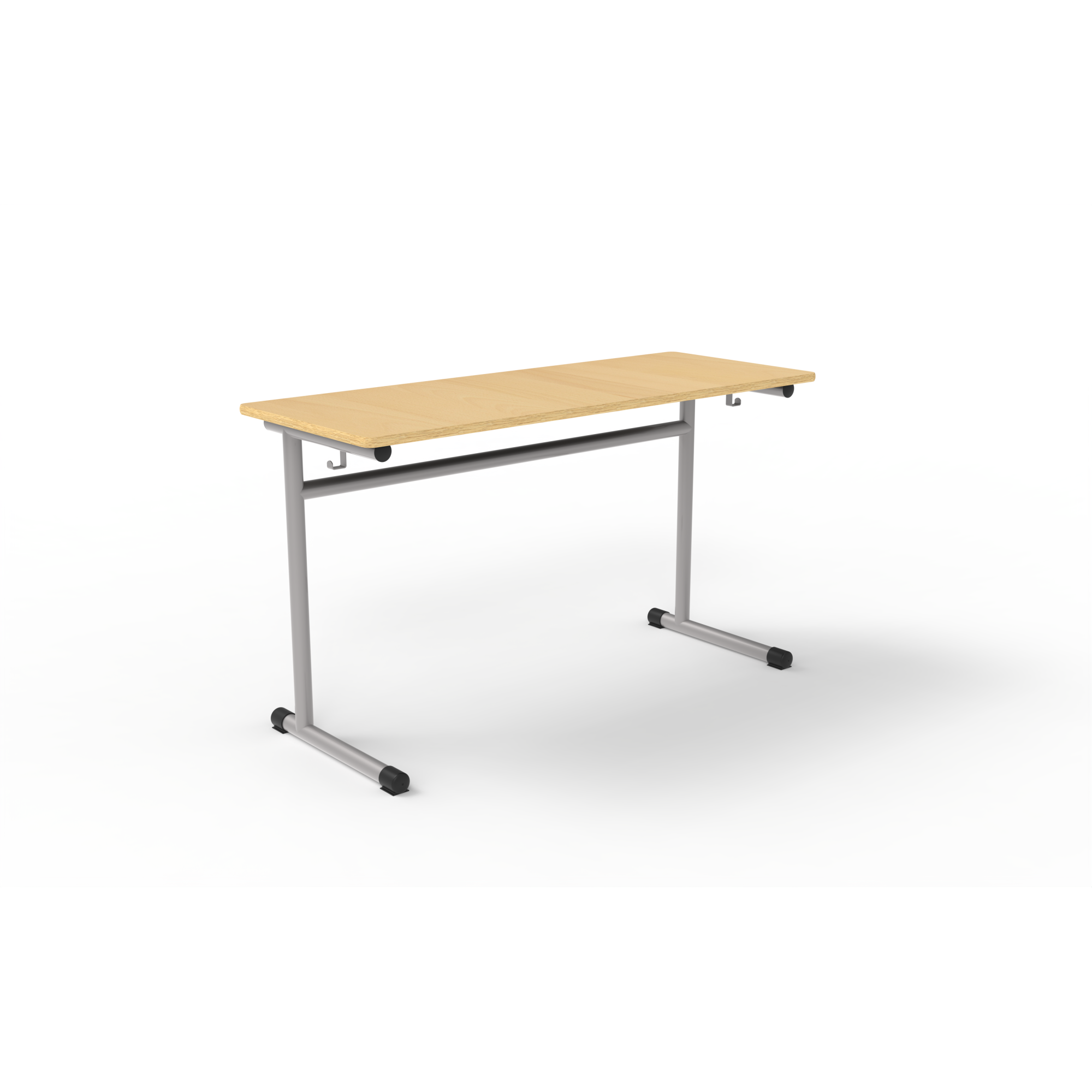 Schooltafel 2 personen H 76 cm