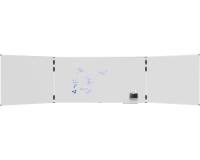 Tableau blanc triptyque émaillé UNITE PLUS 100x200cm - Legamaster