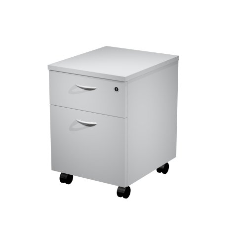 Cajonera móvil Presto - Venere 2 cajones. - Gris