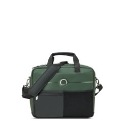Delsey Turenne - Serviette 2 compartiments verte