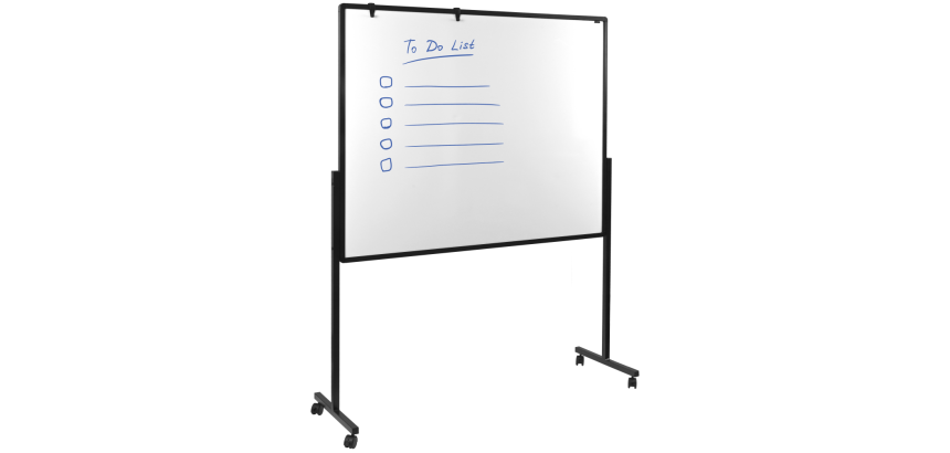 Tableau multi-usages XL PREMIUM - Tableau blanc / Feutrine bleu - Legamaster