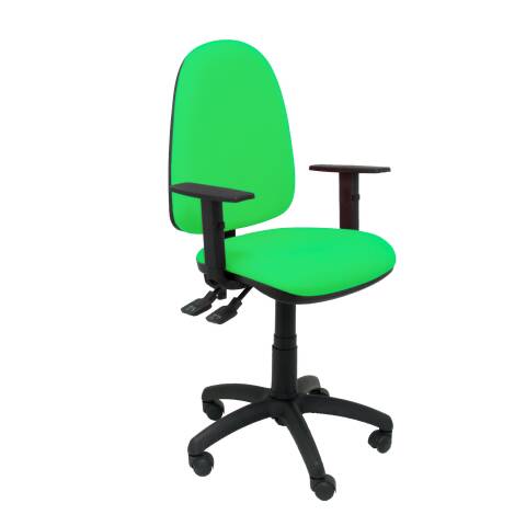 Silla Tribaldos con brazos regulables - Verde fluorescente