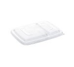 Tapa PP 2 compartimentos transparente - Caja 150 unidades