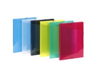 Boîte de classement plastique Viquel Coolbox A3 dos 3 cm couleurs assorties