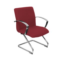 Caudete confidente patín tapizado - Granate