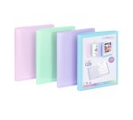 Protège-documents personnalisable 60 pochettes - 120 vues - A4 - polypropylène RAINBOW PASTEL VIQUEL- Coloris assortis