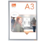 Porta póster Impression Pro con marco de aluminio, A3