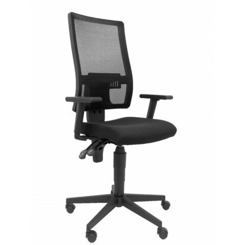 Silla Povedilla respaldo malla negro asiento bali azul - Negro