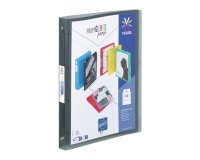 Classeur souple personnalisable - 4 anneaux - A4 - Dos 2,5 - Propyglass VIQUEL  Noir