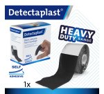 Pansement auto adhésif noir 6 cm x 4,5 m, Nouveauté 2026