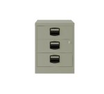 Cajonera móvil monoblock-montada PFAM3S Bisley 3 cajones plano