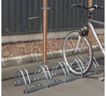 Râtelier 5 vélos  Finition galvanisé à chaude ep 70 microns