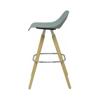 Taburete Arcas azul.