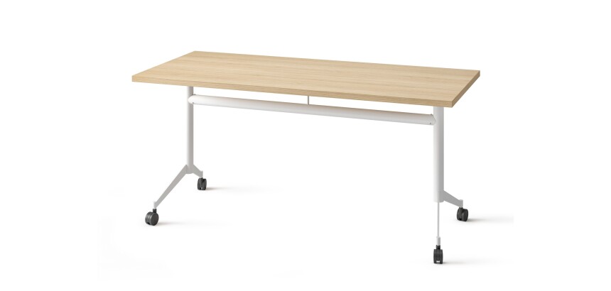Foldable table POLLY L.160 x D.70 cm Oak Top