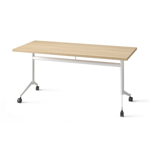 Table rabattable POLLY L.160 x P.70 cm Plateau Chêne