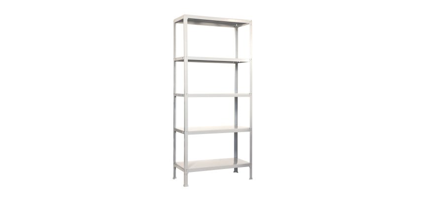 Estantería File Click Mini 5/360 blanco Simón Rack An 80 x Alt 180 x Fon 36 cm