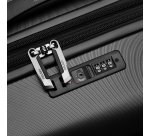Delsey Air Armour - Valise extensible  4 doubles roues 77 cm noir