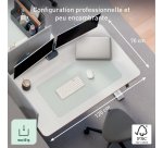 Bureau assis-debout électrique - compact 120 x 70cm - Blanc - Leitz Ergo