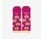 Kit Taza + Calcetines "Amiga love u mucho" talla 36-41