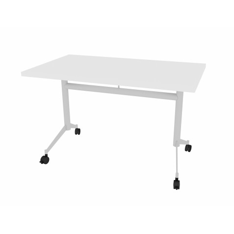 Inklapbare tafel POLLY, L.120 x D.70 cm, wit blad