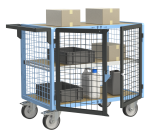 Servante établi équipée, 2 portes grillagées verrouillables, 500 kg