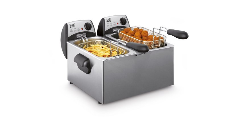 FRITEL FR 1355-Duo Stainless Steel 2x3L 2x2200W