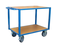 Servante établi, 2 plateaux bois médium, 1060 x 680 mm, 500 kg