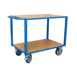 Servante établi, 2 plateaux bois médium, 1060 x 680 mm, 500 kg