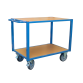 Servante établi, 2 plateaux bois médium, 1060 x 680 mm, 500 kg