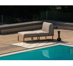 Pouf type ottoman KALLYSTA - résistant aux UV