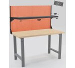 Tablette pour établi 24x200cm