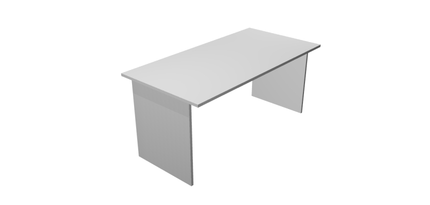 Mesa oficina Presto An 140 cm patas panel