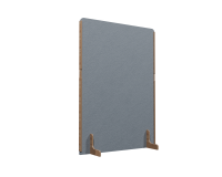 Cloison acoustique Emmie Flexmute en PET - sur pieds en bois massif  L 120 x H 170 cm