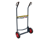 Diable porte-fût 250 kg 750 x 500 x 1290 mm roue caoutchouc