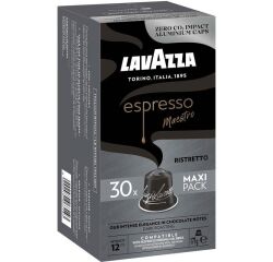 Cápsula Lavazza Espresso Maestro Ristretto para cafeteras Nespresso/ Caja de 30