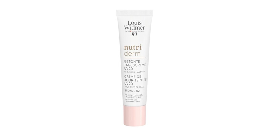 Widmer nutriderm Crème de Jour Teintée UV 20 - Bronze 02 30 ml sans parfum