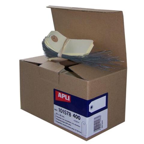 Etiqueta americana 80 x 38 mm Apli - Caja de 400