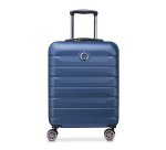 Air Armour Valise cabine Slim 4 doubles roues 55 cm bleu