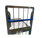 Chariot niveau constant acier zingué 100 kg 600 x 400 mm