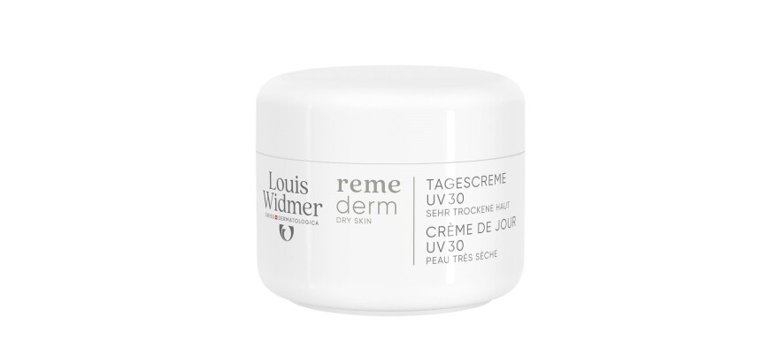 Crème de jour visage Remederm UV30 Louis Widmer - Pot de 50 ml