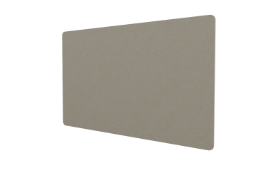 Panneau mural acoustique Mathilda en PET 12 mm - forme rectangle ou ronde - fixation par colle en spray