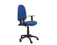 Bureaustoel AYNA - verstelbare armleuningen - blauw
