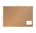 Tablero de anuncios de corcho Nobo Impression Pro de 900x600 mm