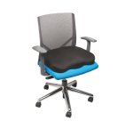 Cojín Kensington con espuma de viscoelástica negro