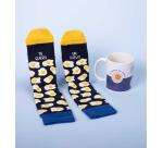 Kit Taza + Calcetines "Te quiero un huevo" talla 42-46
