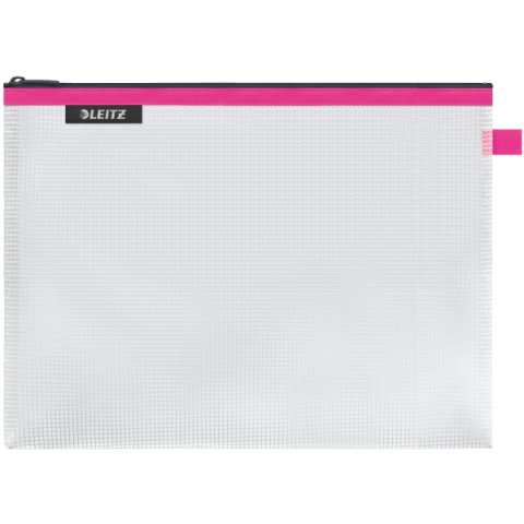Bolsita de viaje con cremallera resistente al agua Leitz WOW - L - Fucsia - 0