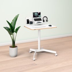 Station de travail ergonomique - Bureau assis-debout manuel + Organisateur brochable - Leitz Ergo
