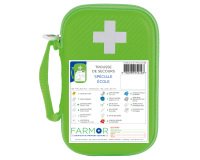Trousse de secours École petit modèle en PU vert