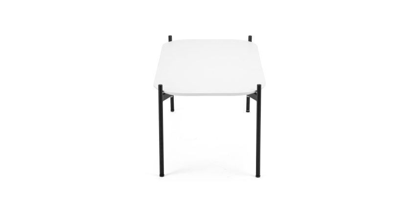 Table basse Meet 50 x 50 cm pied noir