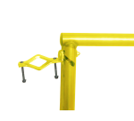 Portillon pour barrière de protection Zingué + peint jaune RAL 1018
